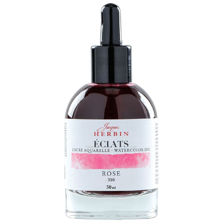 Jacques Herbin Eclats Watercolour Ink 310 Pink 50ml, , hi-res