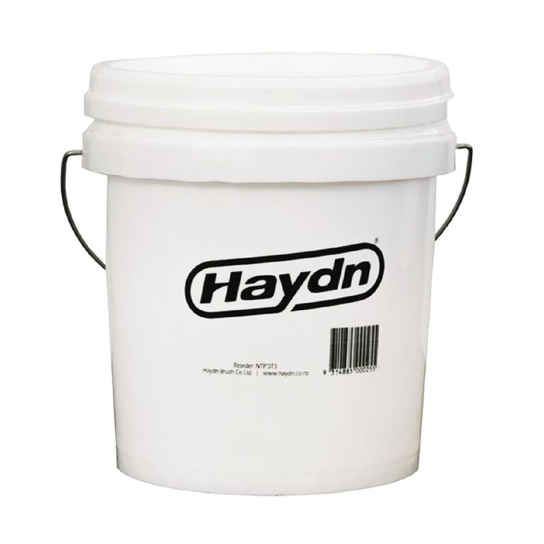Haydn Paint Pot Plastic and Lid 4L The Warehouse
