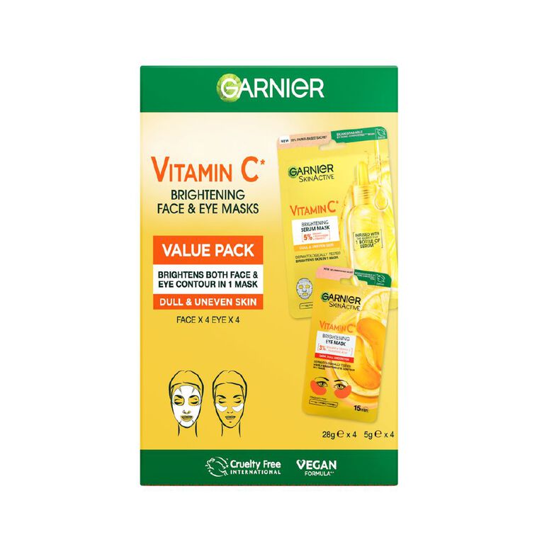 Garnier Vitamin C Tissue Mask Multipack, , hi-res