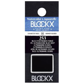BLOCKX Watercolour Half Pan S2 253 Ultramarine Deep Blue Blue