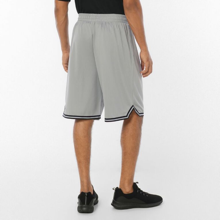 Active Intent Men's Supporter Basketball Shorts, Grey Mid, hi-res