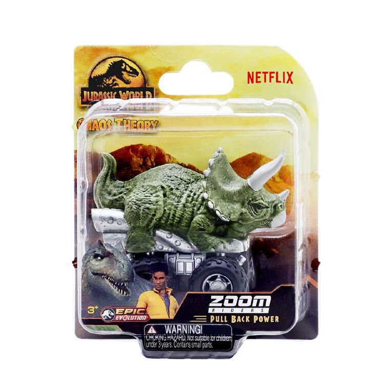 Jurassic Zoom Riders Chaos Theory Assorted, , hi-res