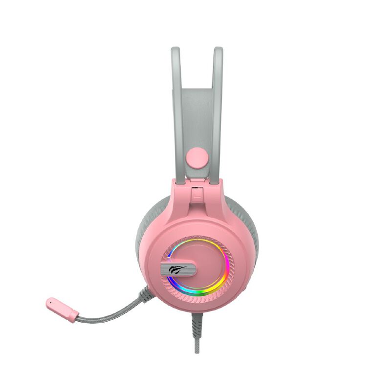Gamenote 50mm RGB Headset Pink DBL Band H2040D Pink, , hi-res