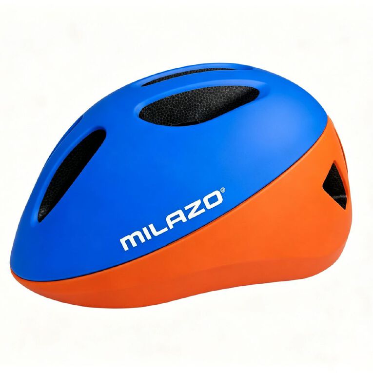 Milazo Kids' Cycling Helmet with LED Light Blue, , hi-res