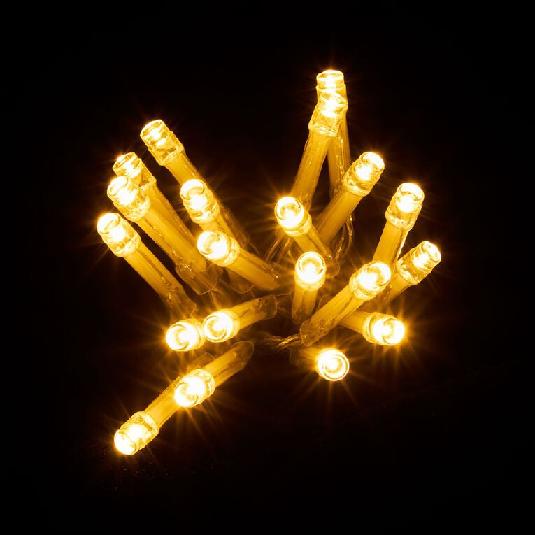 Wonderland Christmas Battery String Lights 20 Warm White LEDs 1.9m, , hi-res