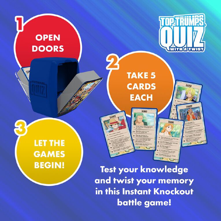 One Piece One Piece Top Trumps Quiz Game, , hi-res