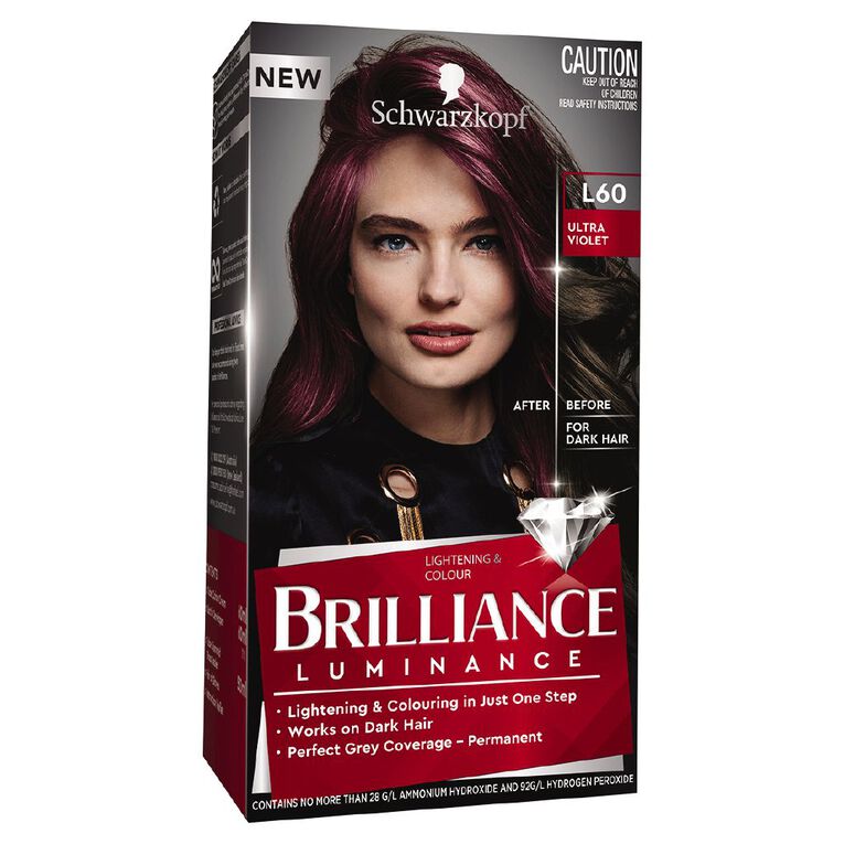 Schwarzkopf Brilliance Hair Colour Ultra Violet L60, , hi-res