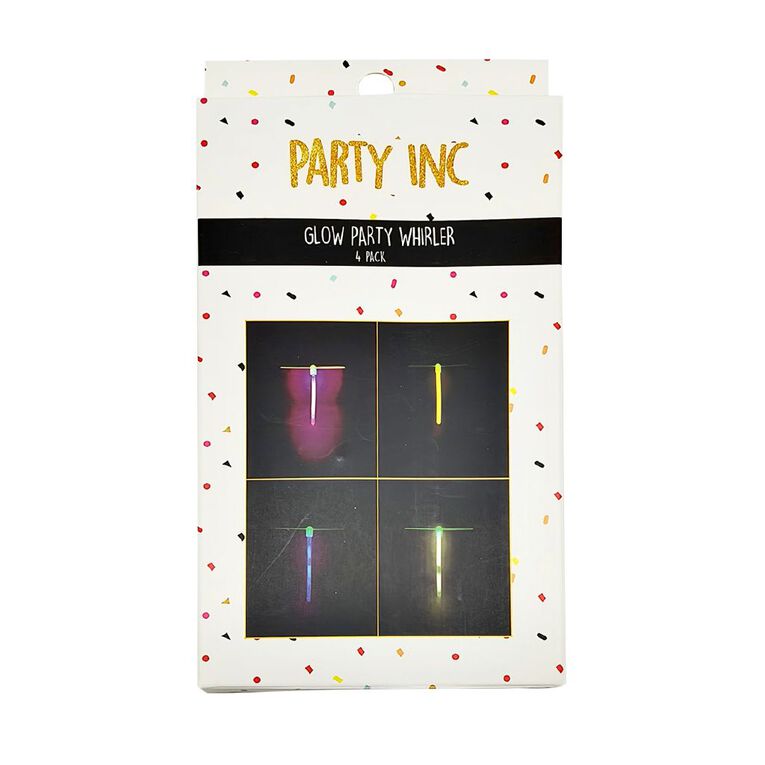 Party Inc Glow Party Whirler 4 Pack, , hi-res