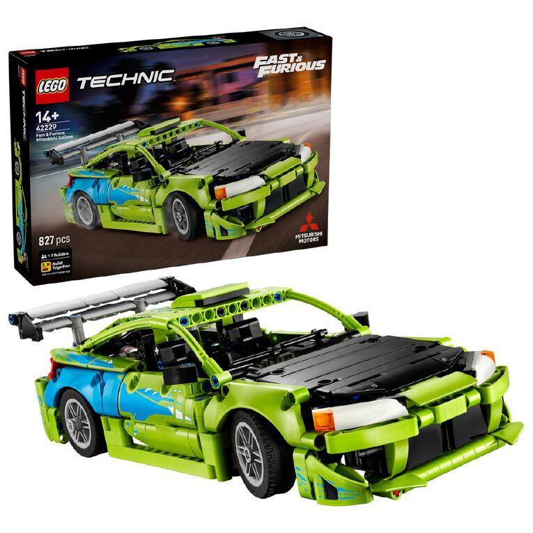 LEGO Technic Fast and Furious Mitsubishi Eclipse Car 42229, , hi-res