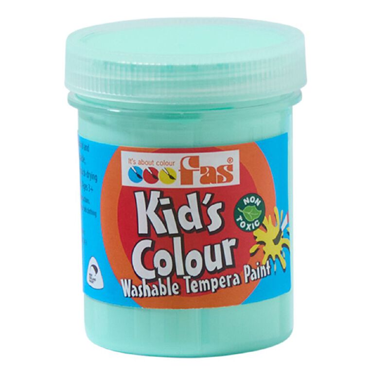 FAS Kids' Colour Tempera Paint Pastel Green 125ml, , hi-res