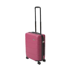 Living & Co 50cm Hard Carry On Suitcase Burgundy