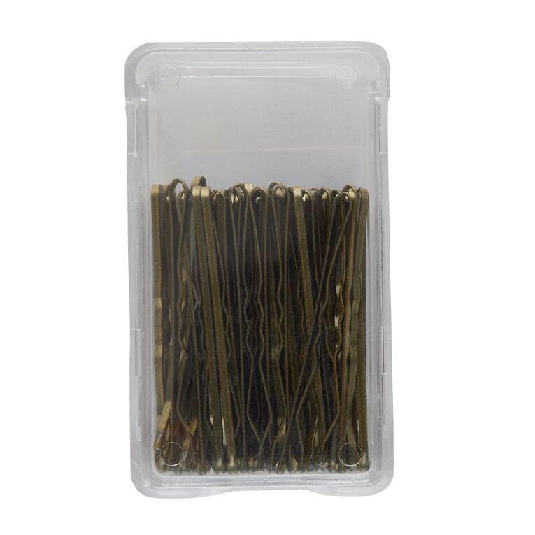 Bobby Pins Brown Mid 70 Pack, , hi-res
