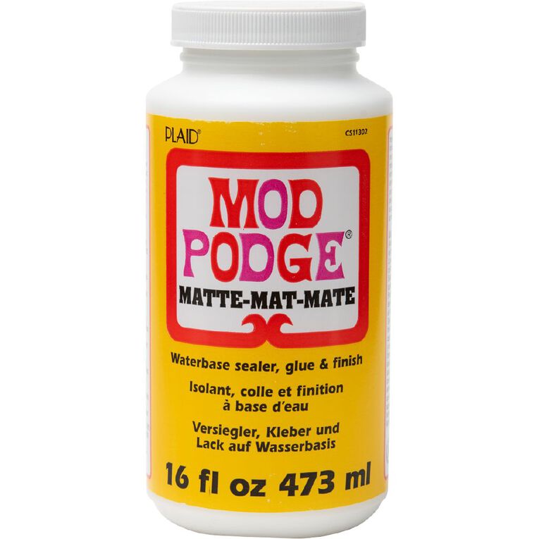 Mod Podge Matte 16oz 473ml Clear, , hi-res