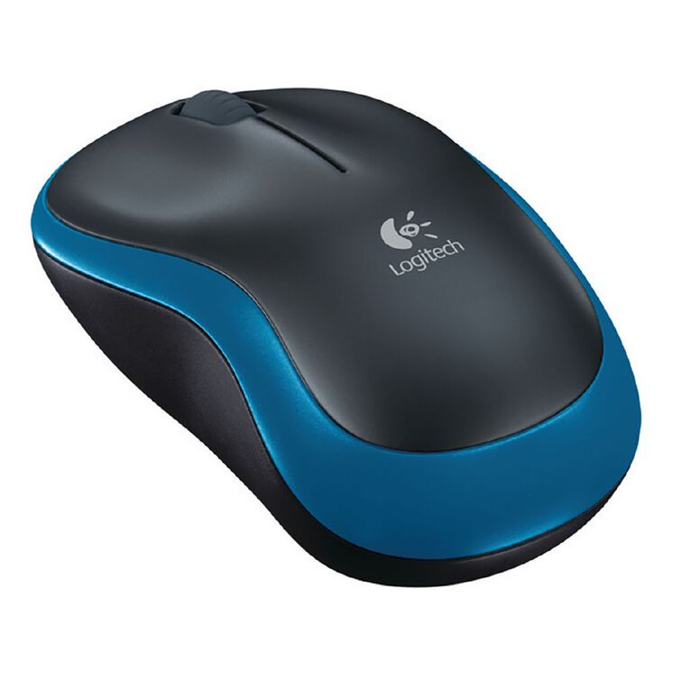 Logitech M185 Wireless Mouse Blue Mid, , hi-res