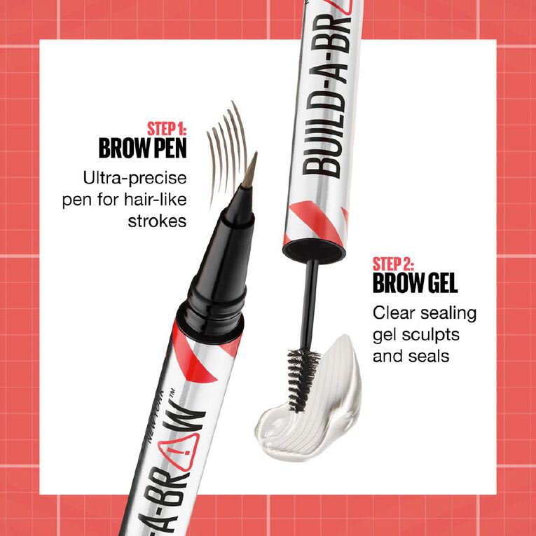 Maybelline Build a Brow 255 Soft Brown, , hi-res