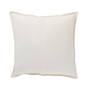 Living & Co Cushion Ruched Natural 45cm x 45cm