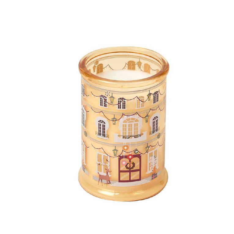 Wonderland Home Festive Candle Vanilla Bourbon Gold, , hi-res