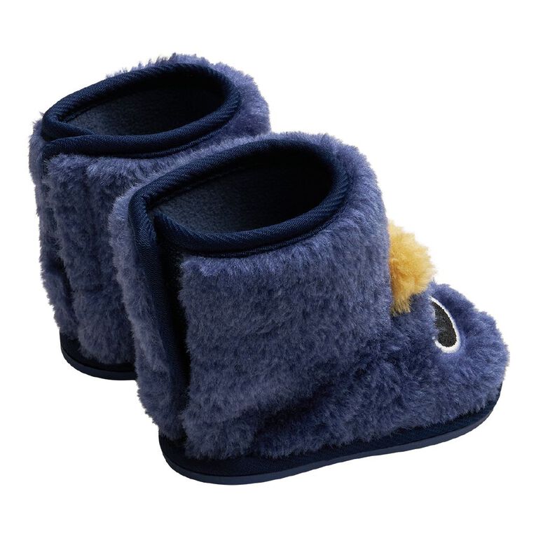 Young Original Infant's Monster Bootie Slippers, Navy, hi-res
