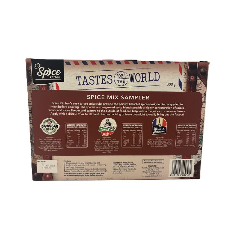 Spice Kitchen Spices Of The World Gift Pack Jars 300G, , hi-res