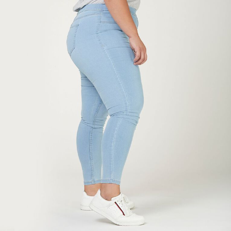 Essentials Girl/'s 2-Pack Super-Stretch Woven Jeggings