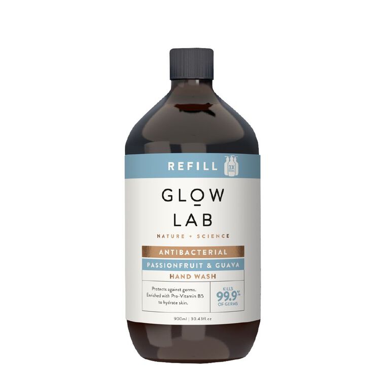 Glow Lab Passionfruit And Guava Antibacterial Handwash Refill 900ml, , hi-res