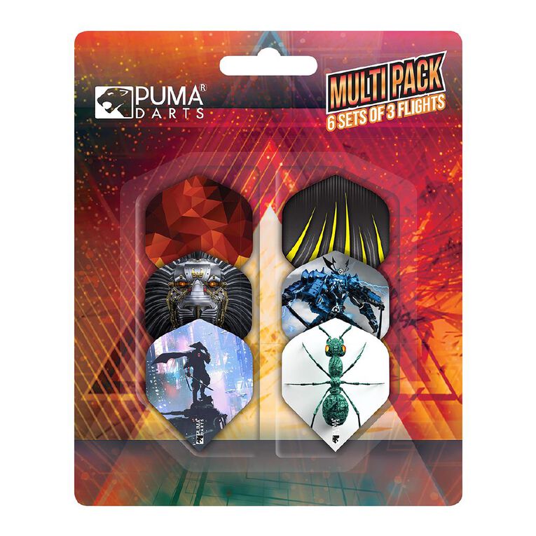 Puma Darts 6 Set Dart Flight Multipack, , hi-res