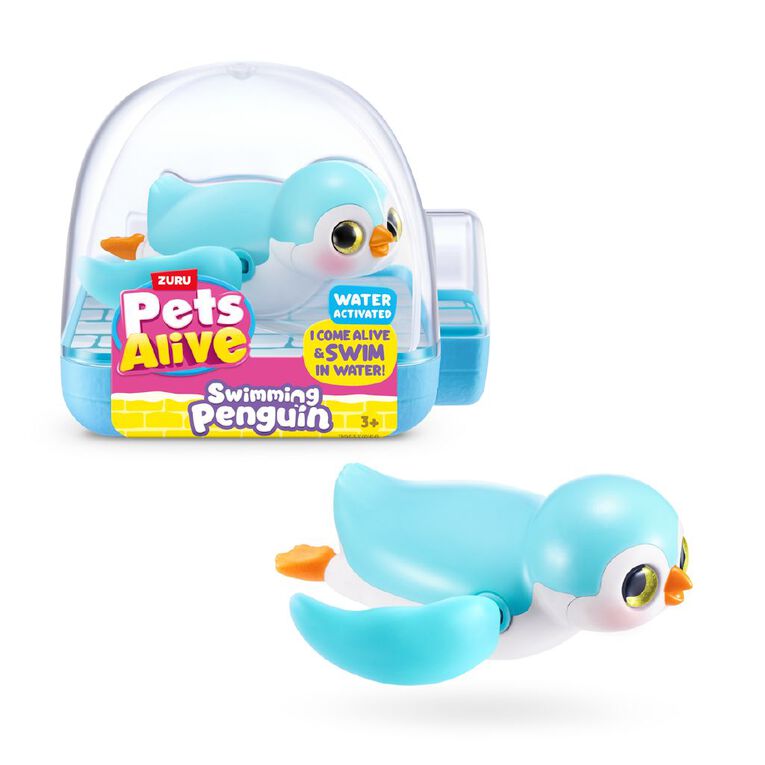 Zuru Pets Alive Swimming Penguin Series 1 Assorted, , hi-res
