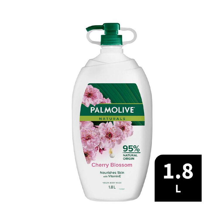 Palmolive Naturals Milk and Cherry Blossom Body Wash 1.8L, , hi-res