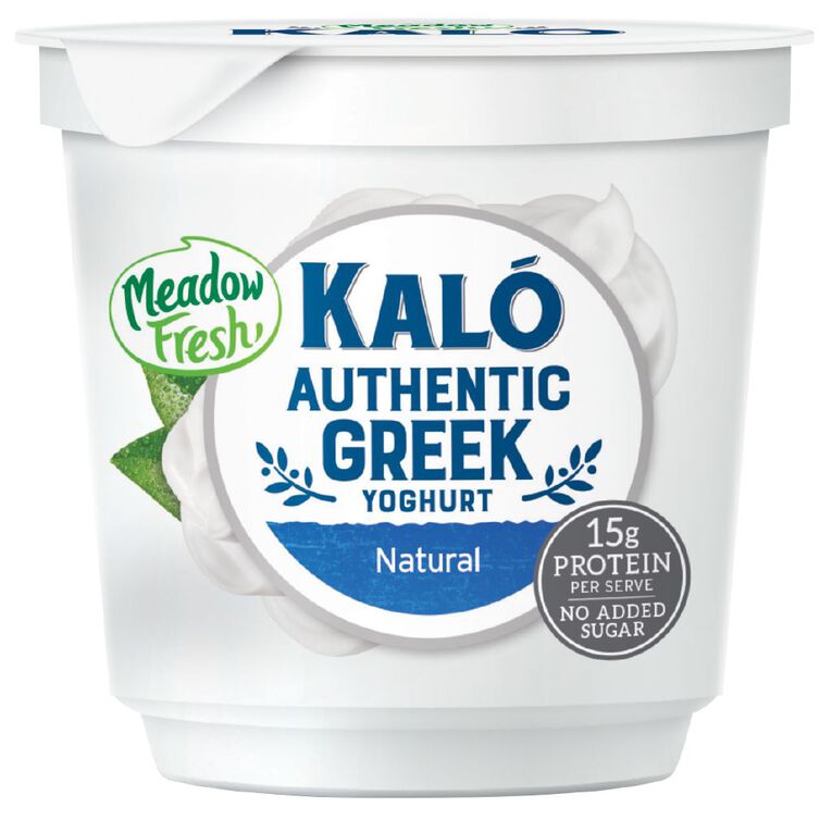 Meadow Fresh Kalo Greek Yoghurt Natural 160g, , hi-res