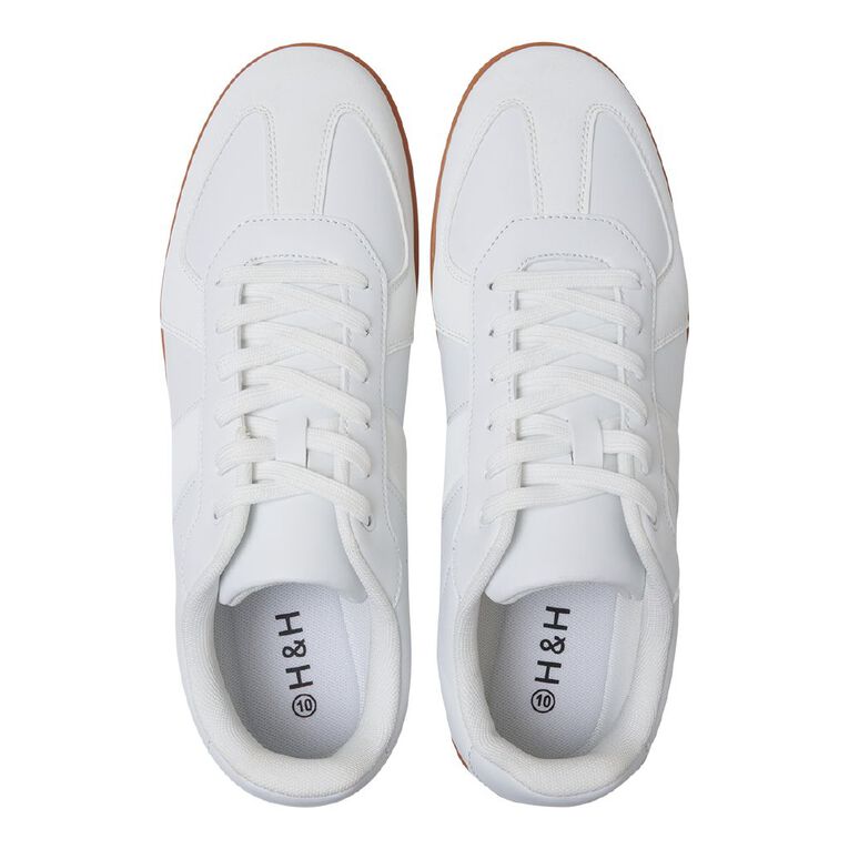 H&H Men's City Glide Sneakers, White, hi-res