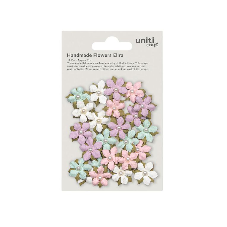 Uniti Craft Handmade Flowers Elira 24pc Little Birdie Multicoloured, , hi-res