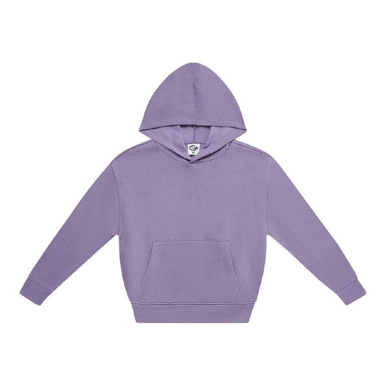 Young Original Plain Hoodie, Purple Mid, hi-res