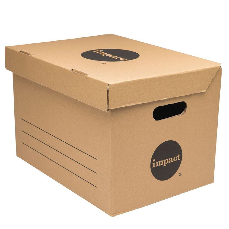 Impact Archive Box Kraft Brown, , hi-res