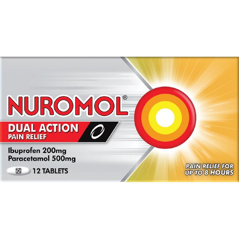 Nuromol Tablets 12s - LIMIT OF 2 PER CUSTOMER, , hi-res