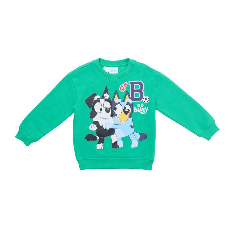 Bluey Crew Sweatshirt, Green Light, hi-res