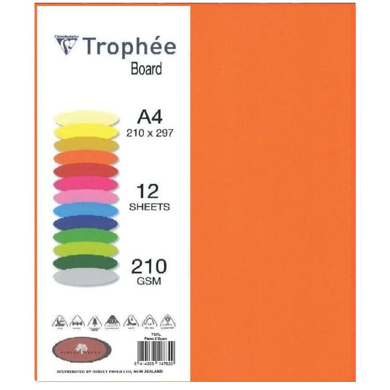 Trophee Board 210gsm Flame 12 Pack, , hi-res