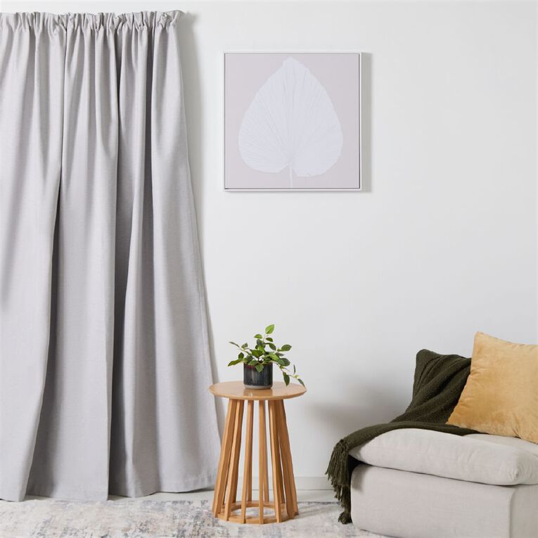 Living & Co Elm Curtains Grey 230-330cm Wide/205cm Drop, , hi-res