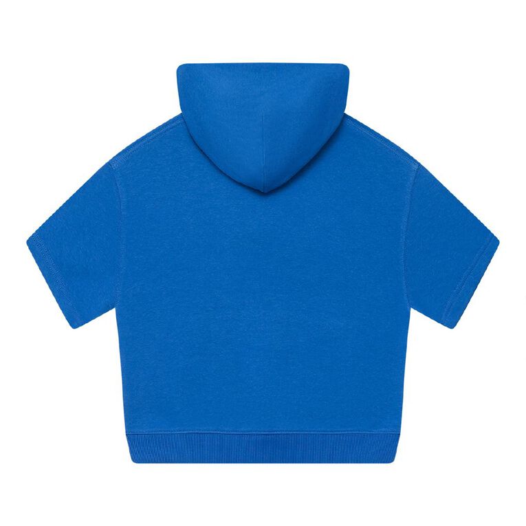 Young Original Pullover Terry Pocket Hoodie, Blue Mid, hi-res