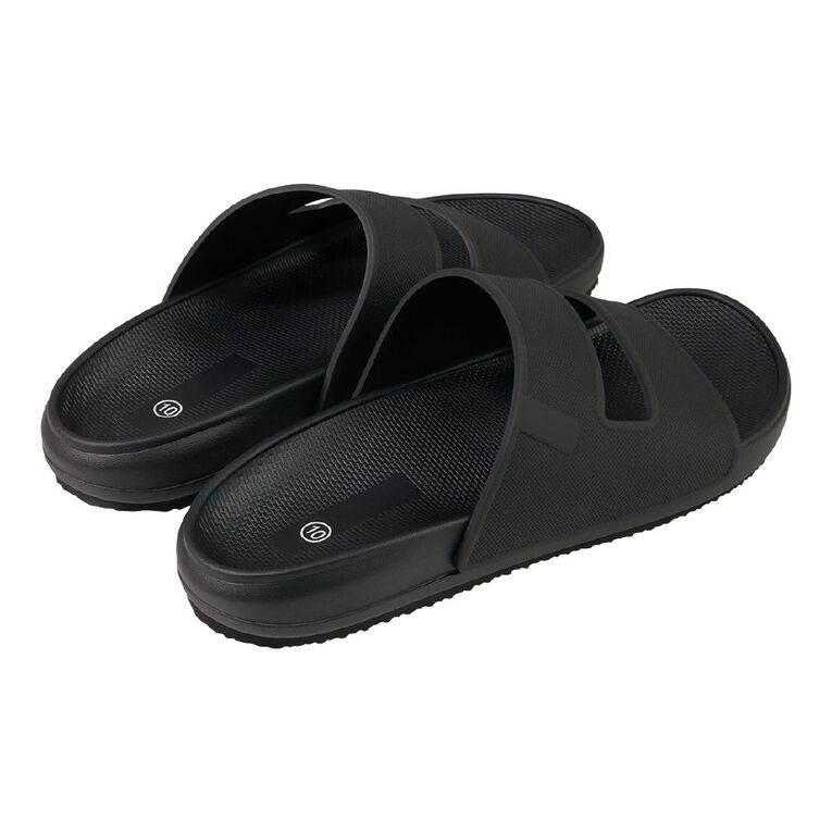 H&H Men's Ryan Slides, Black, hi-res