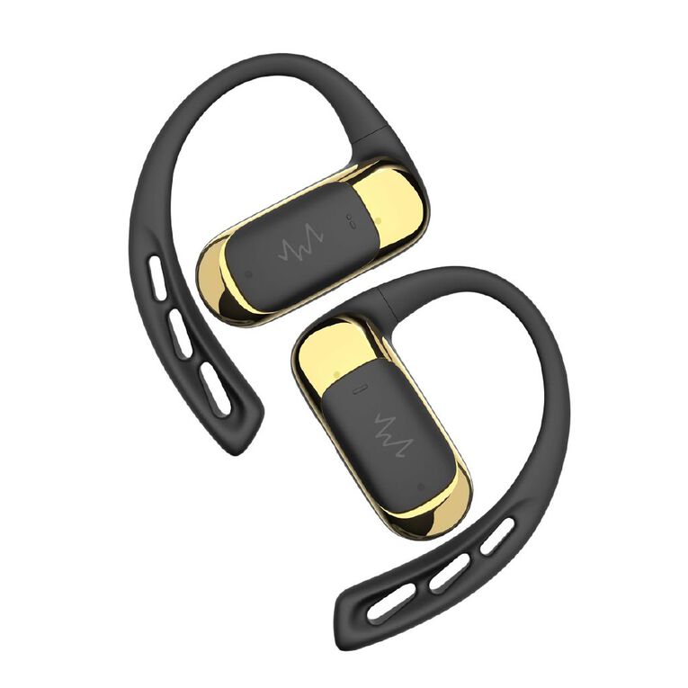 3SIXT Salt Sound AIRXDUA Open Air Earbuds Black/Gold, , hi-res