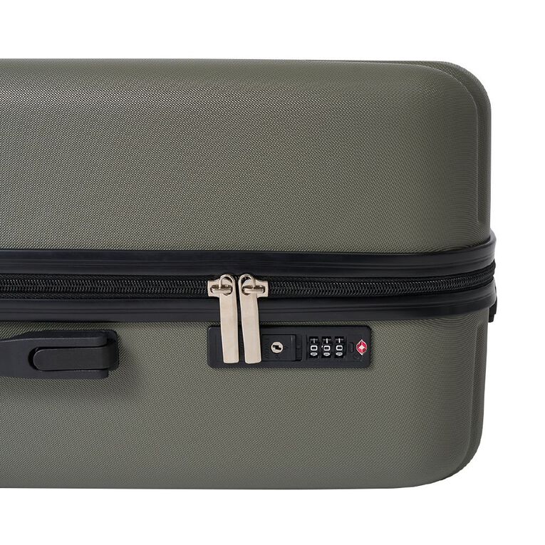 Living & Co Hard Textured Suitcases 2 Piece Set Khaki, , hi-res