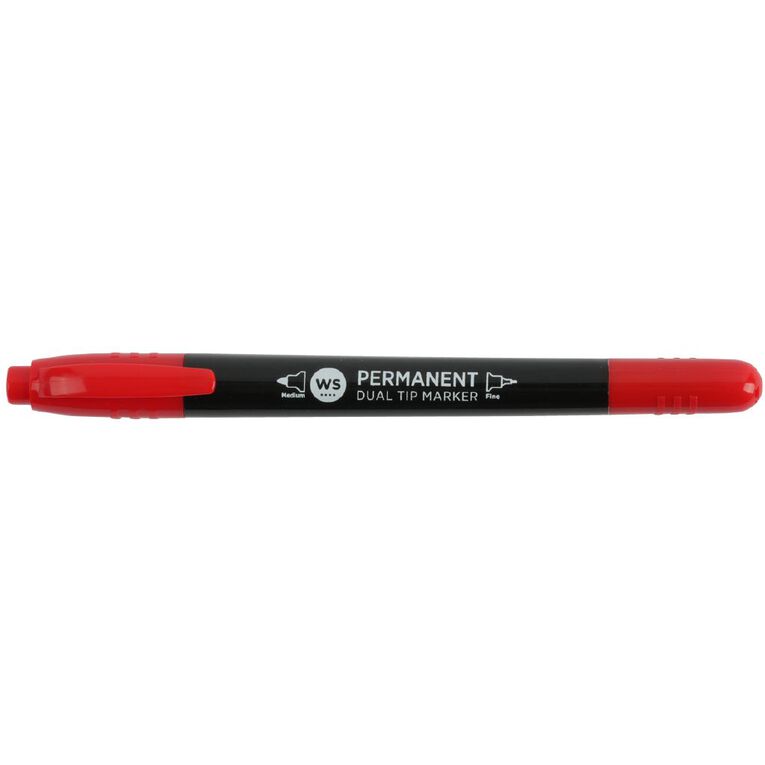 WS Permanent Marker Twin Tip 3 Pack, , hi-res