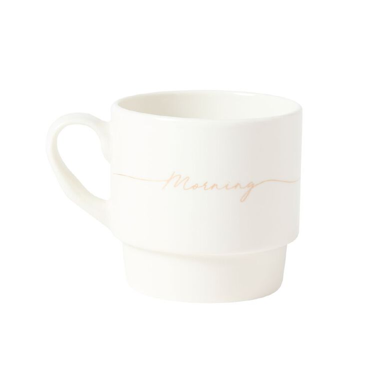 Living & Co Stackable Mugs with Stand Pink 4 Pack, , hi-res