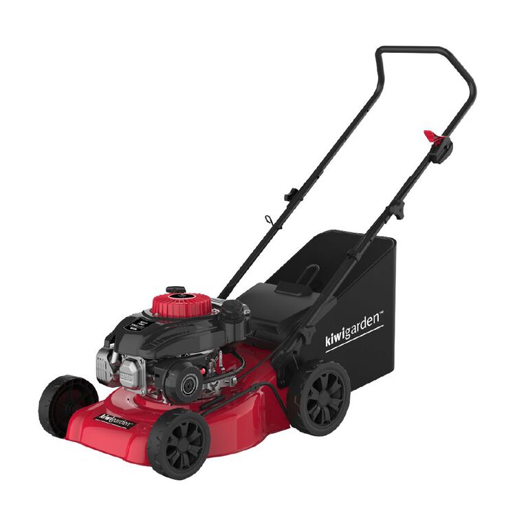 Kiwi Garden 400mm Petrol Stroke Lawnmower 149cc The Warehouse