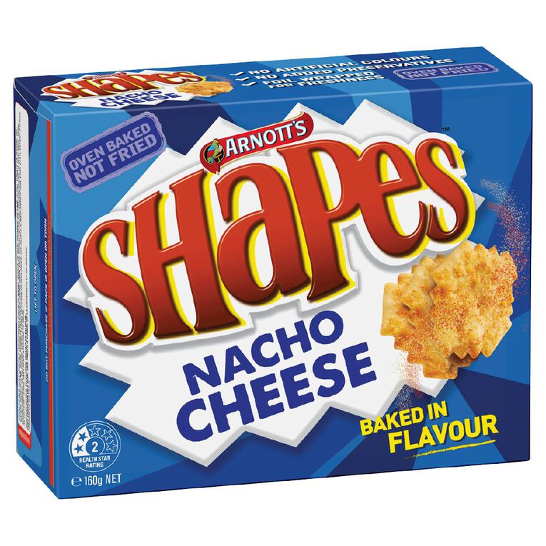 Shapes Nacho Cheese 160g