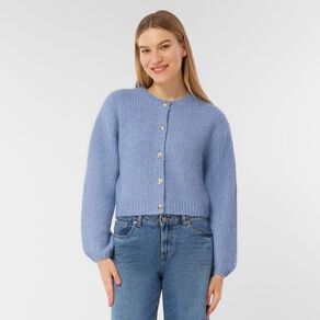 H&H Women's Fluffy Knit Cardigan