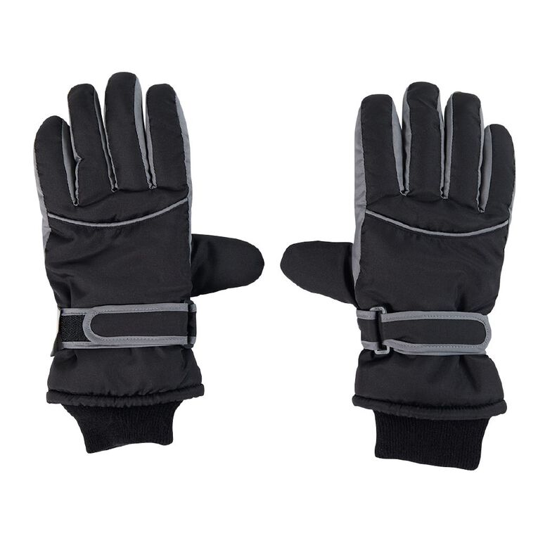 Young Original Older Kids Padded Gloves, Black, hi-res