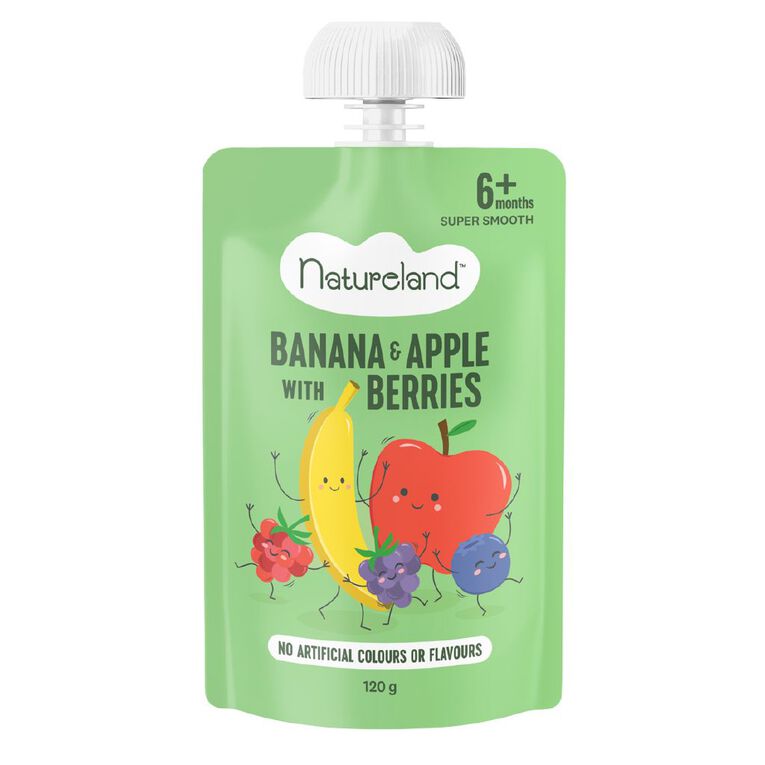 Natureland Banana & Apple with Berries, , hi-res