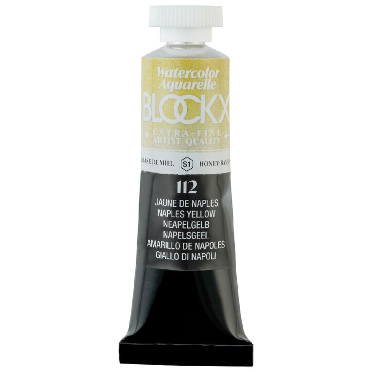 BLOCKX Watercolour Tube 15ml S1 112 Naples Yellow, , hi-res