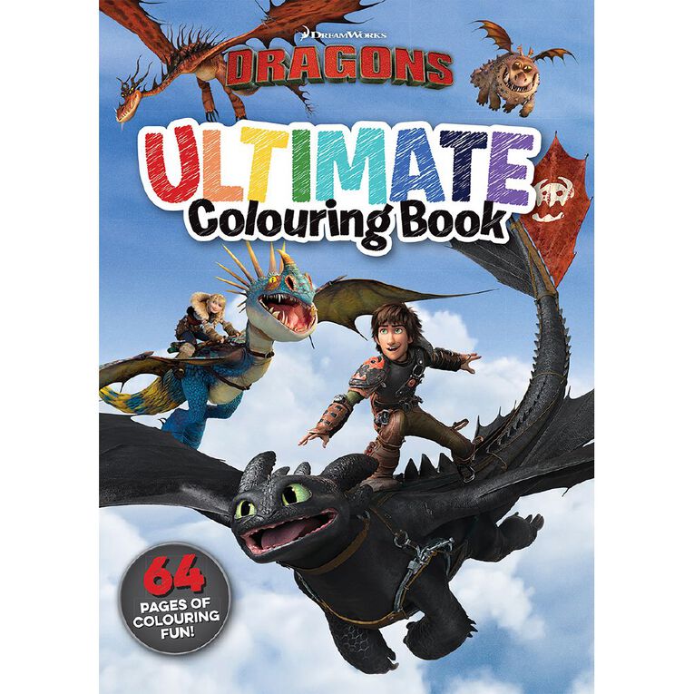 DreamWorks: Dragons Ultimate Colouring Book, , hi-res